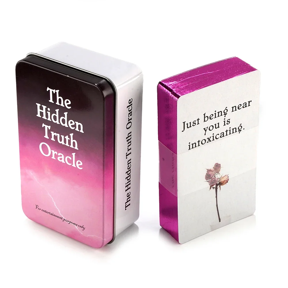 ديكاميرون غامض التارو لونا لابين لوسيد دريمز المبتدئين ديل تورو التارو في صندوق معدني القصدير 44 بطاقة مذهب حافة ورقة دليل #6