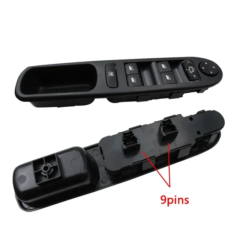 Power Window Control Switch Window Lifter Switch Button For Peugeot 307 307 SW 307 CC 6554.KT