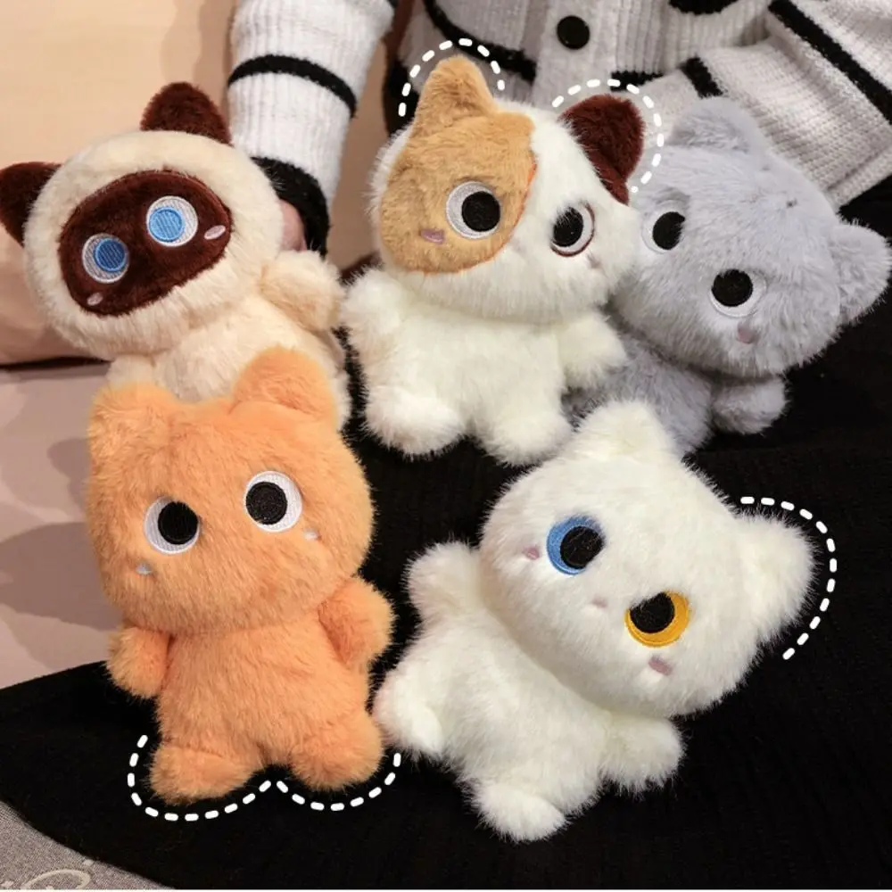 

Украшение рабочего стола, сиамский котенок, оранжевая кукла-кошка, корова, кошка, пушистая тряпичная кукла, кошка, мягкая ленивая гетерохромная кукла-кошка для мальчиков и девочек