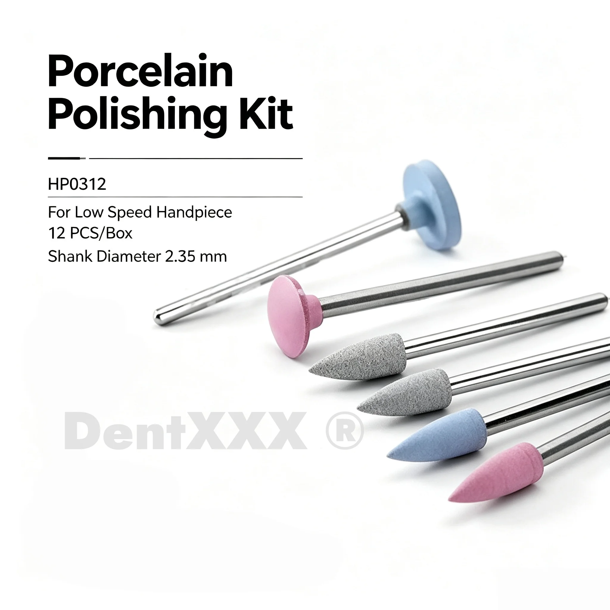 Buy 10 Get 2 free HP0312 Polishing Sanding Polishing Set, Silicone Polishers For Low Speed Handpiece
