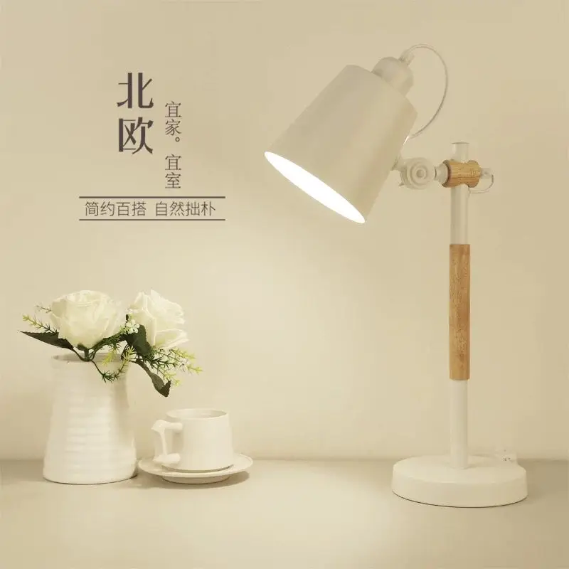 

bedroom bedside table lamp warm fashion desk lamp LED eye protection lamp Postage free