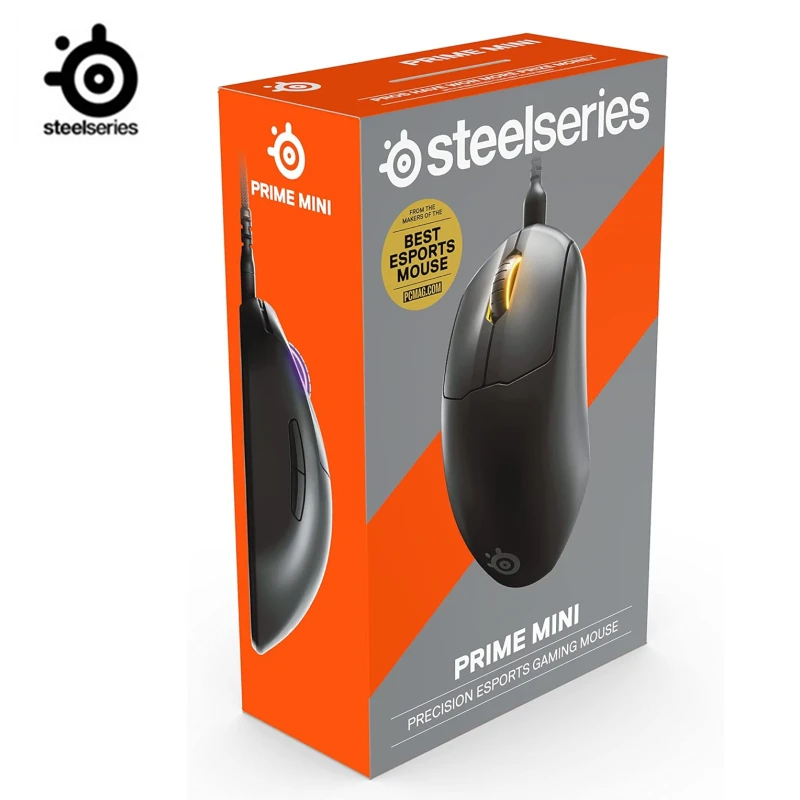 

SteelSeries FPS Gaming Mouse RGB Lighting Prime Mini Edition 5 Programmable Buttons 18K CPI TrueMove Pro Sensor – PC/Mac