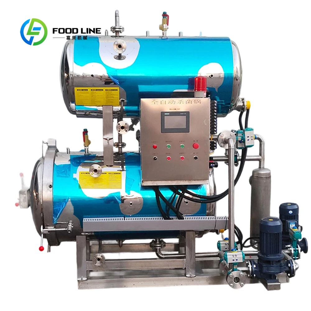 High-quality Automatic Chili Sauce Processing Unit with Food Sterilizer and Mixer for Vegetables and Fruit Customized