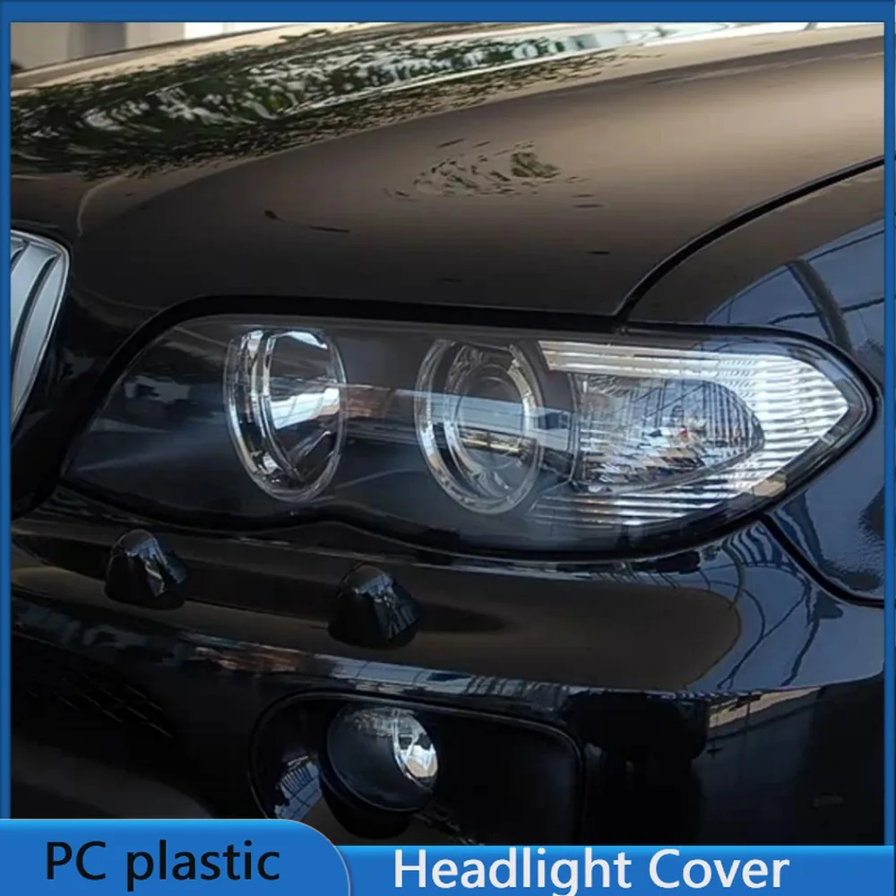 

For BMW X5 E53 2004 2005 2006 2007 Year Front Headlight Cover Transparent Lampshade Headlamp Lens Shell Body Kit Accessories