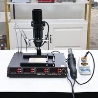 YIHUA 1000B Soldering Station 1350W 4 In 1 Hot Air Soldering Iron Infrared Preheater Desoldering Station BGA Rework Welding Tool