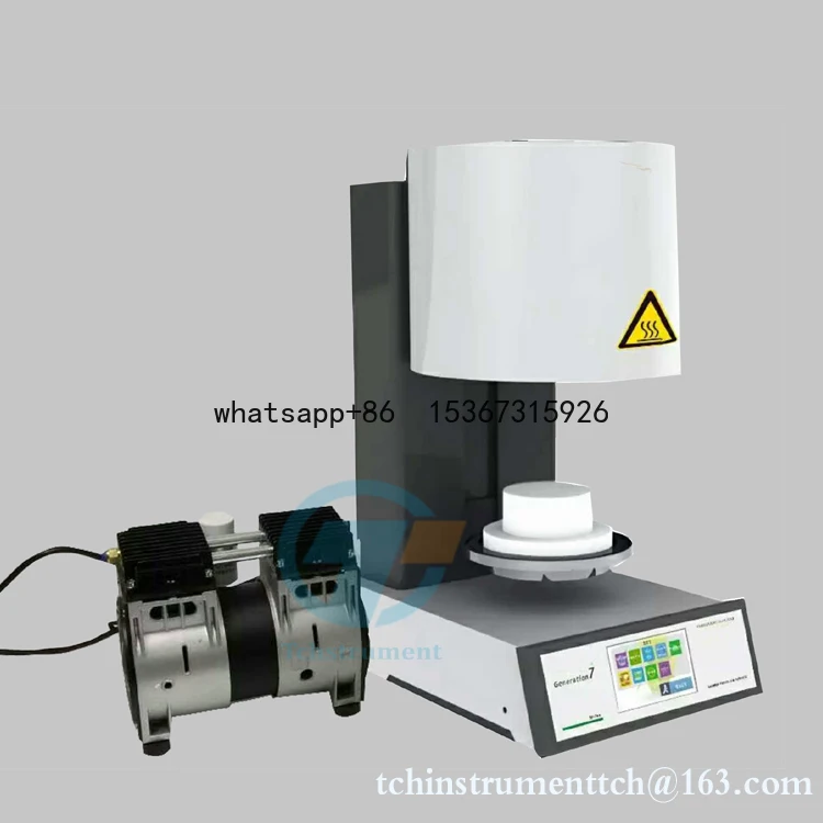 

China made dental porcelain furnace with vacuum pump for dental labs