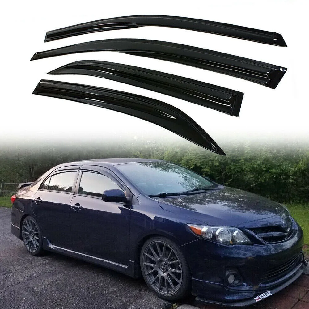 

Для Toyota Corolla Sedan 2009-2013 годов выпуска, ветровики в стиле JDM Mugen, 4 шт.