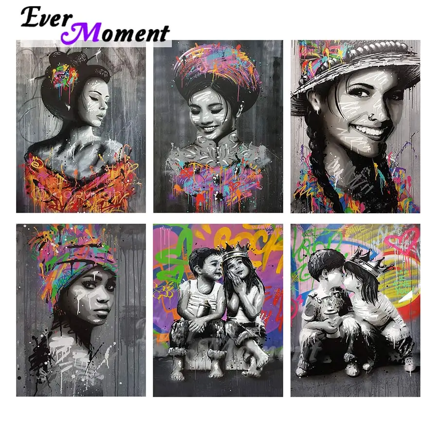 

Ever Moment 5D Diamond Paintings 50x70 Portrait DIY Craft Paintings On The Wall Canvas Art Decor For Interior 2021 New 4Y2095