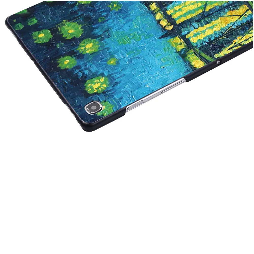 Pintura a óleo Padrão Hard Shell Case, Caso Tablet para Samsung Galaxy Tab S4, Tab S5e 10,5 \