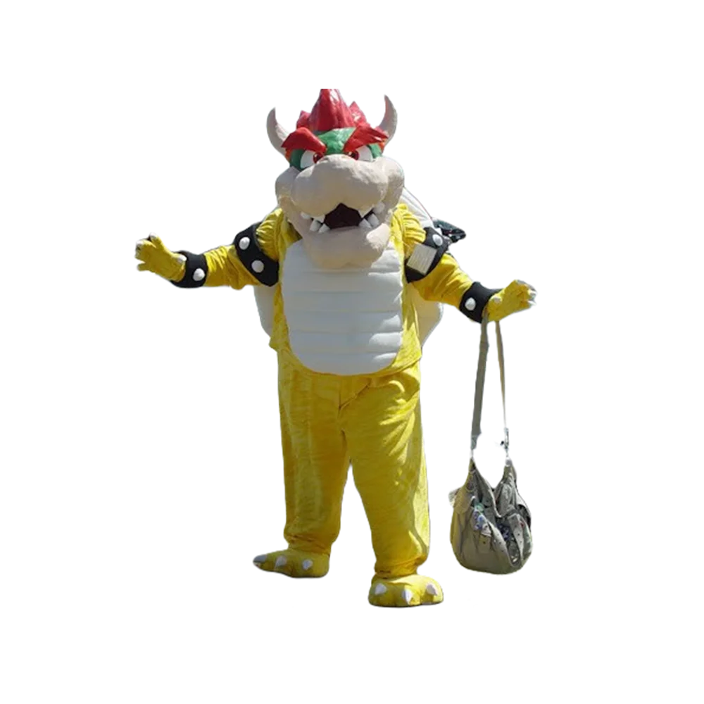 Hot Anime Cosplay Costumes Bowser Monster Mascot Costume Professional Custom Carnival Mascotte Costumes Fancy Dress Suit 1825