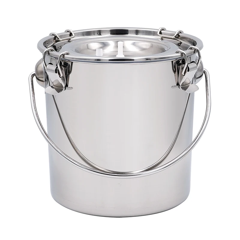 5L Stainless Steel Separate Milk Bucket for Goat Cattle Sheep Electric Milker Machine Accessories Replaceable Milk Bucket