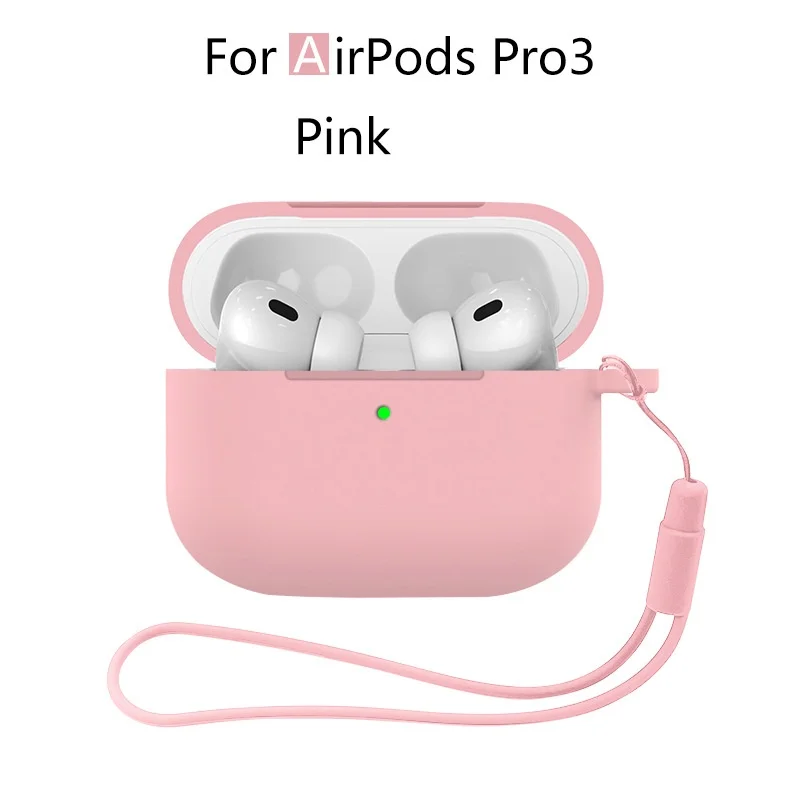Neu für Airpods Pro 3 2025, Silikonhülle, Kopfhörer-Zubehör mit Reinigungsset und Lanyard, vollständige Schutzhülle für Airpods Pro 3 – Detail 11