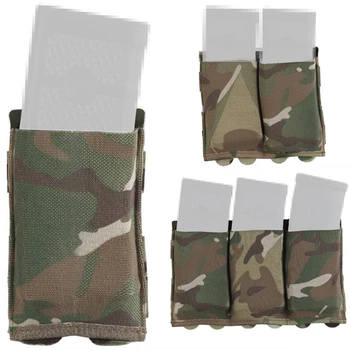5.56/7.62 תיק מגזין pouch טקטי מוולה ריווש טקטי יחיד כפול אחסון תיק צד קופסה אלסטי עבור אפוד אוויר רך