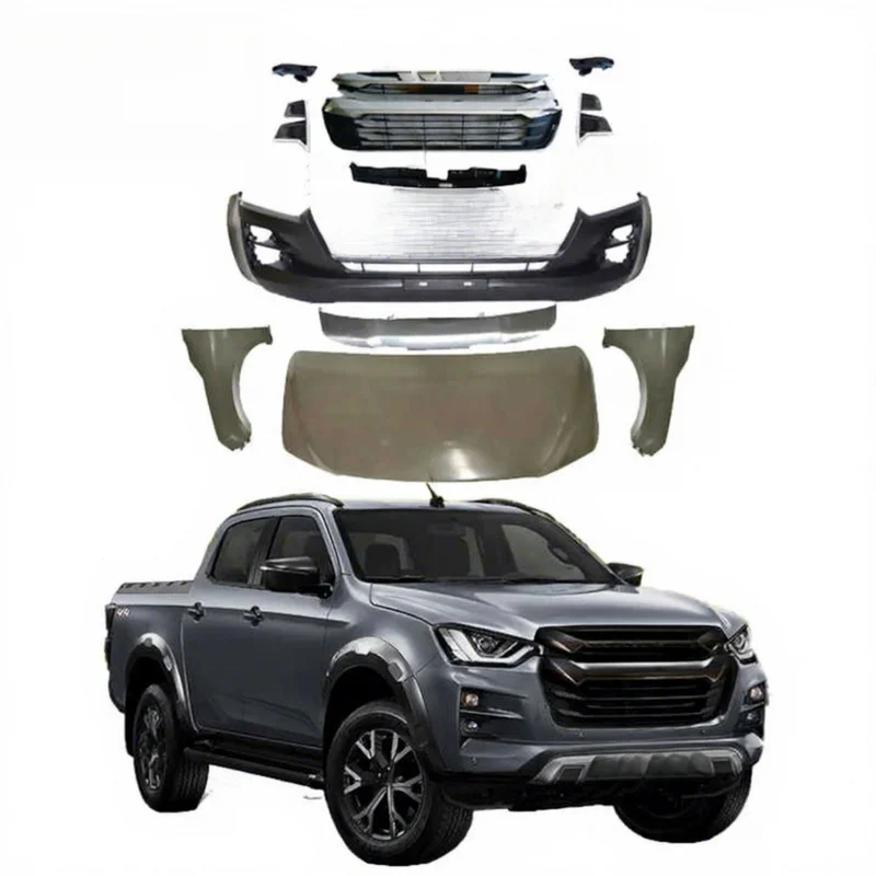 High Quality Body Kit For Dmax 2012-2020 Upgrade To 2022 Model 4X4 Pickup Exterior Accessories