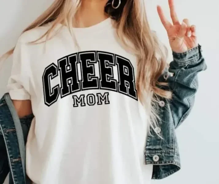 Cheer Mom Varsity T shirt