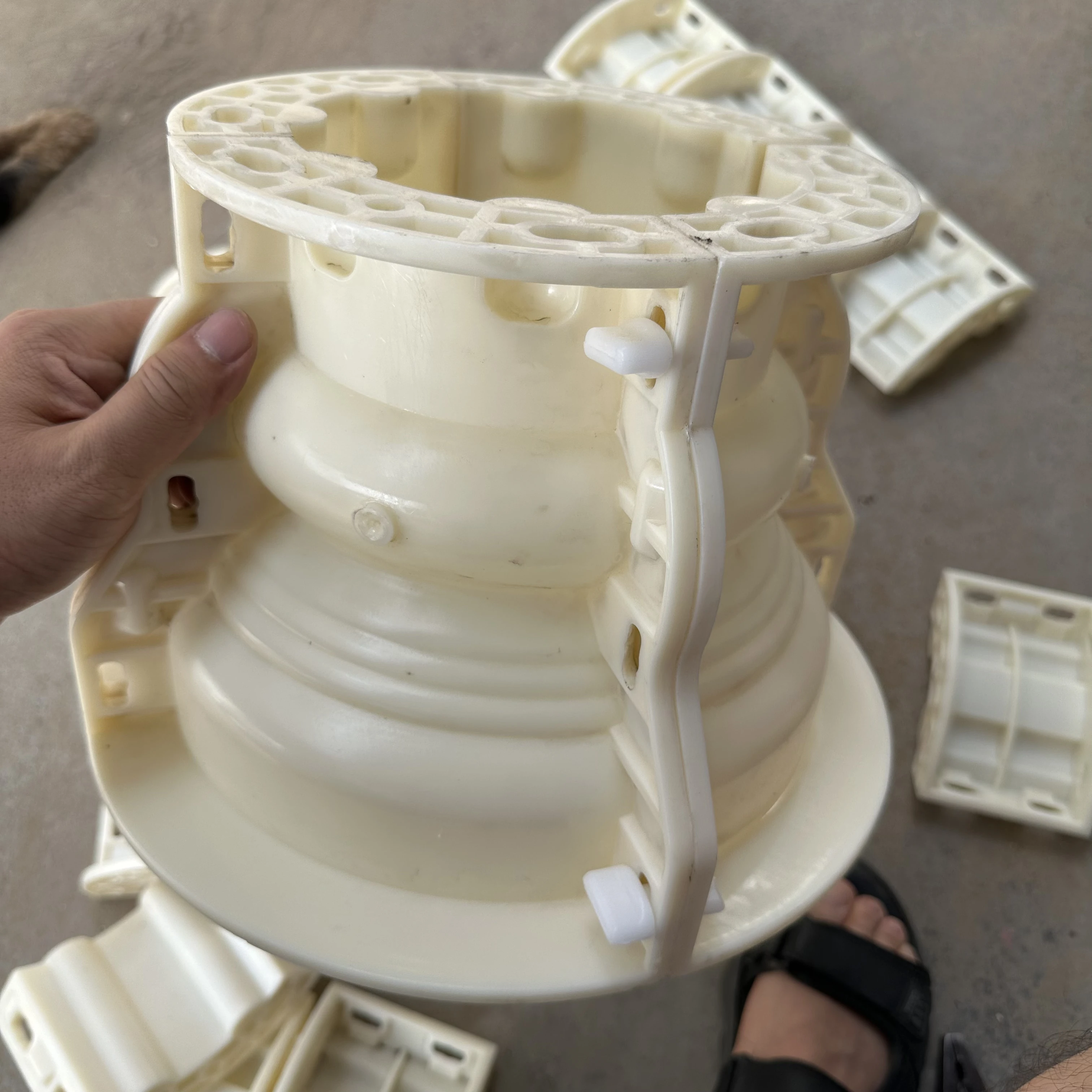 D：15cm H：100cm Roman column mold cement round European villa gate plastic building template smooth round column mold