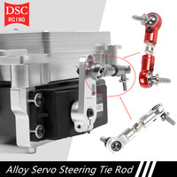 Alloy Pull Rod Steering Servo Wiper Arm Connector Tie Rod For 1/5 Rovan RV KM Baja 5B 5T KM RC Cars Update Parts Accessory