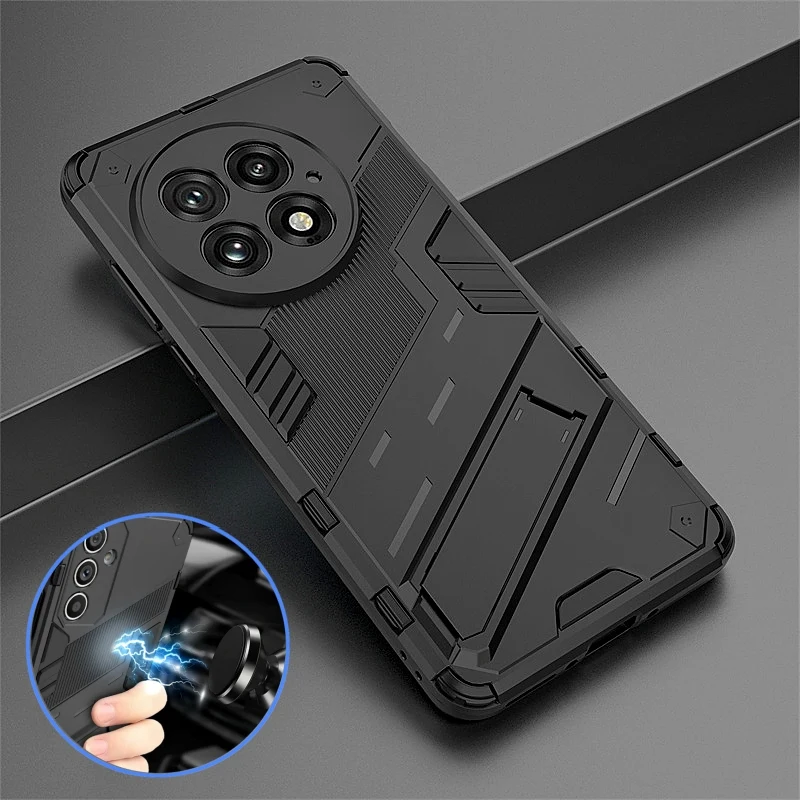 Etui Armor Funda do OnePlus 13 5G, odporne na wstrząsy, z podpórką, ochronne etui na telefon do One Plus 13 OnePlus13, magnetyczny uchwyt.
