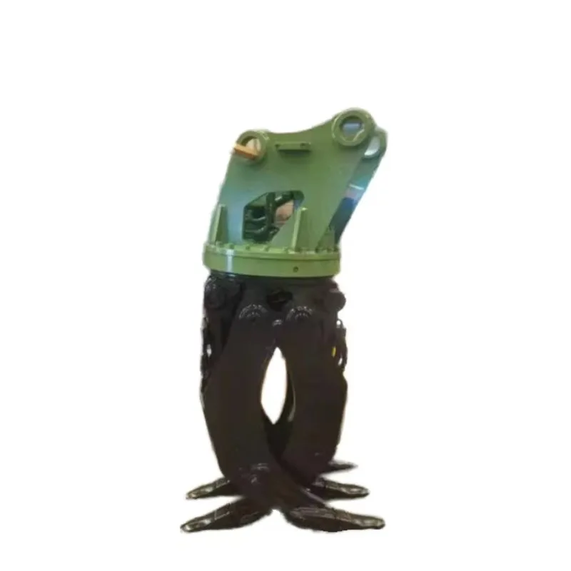High Efficiency 360 Degree Rotation Custom Construction Hydraulic Excavator Grapple 17-25 Ton SLN Brand Carbon Steel Shandong