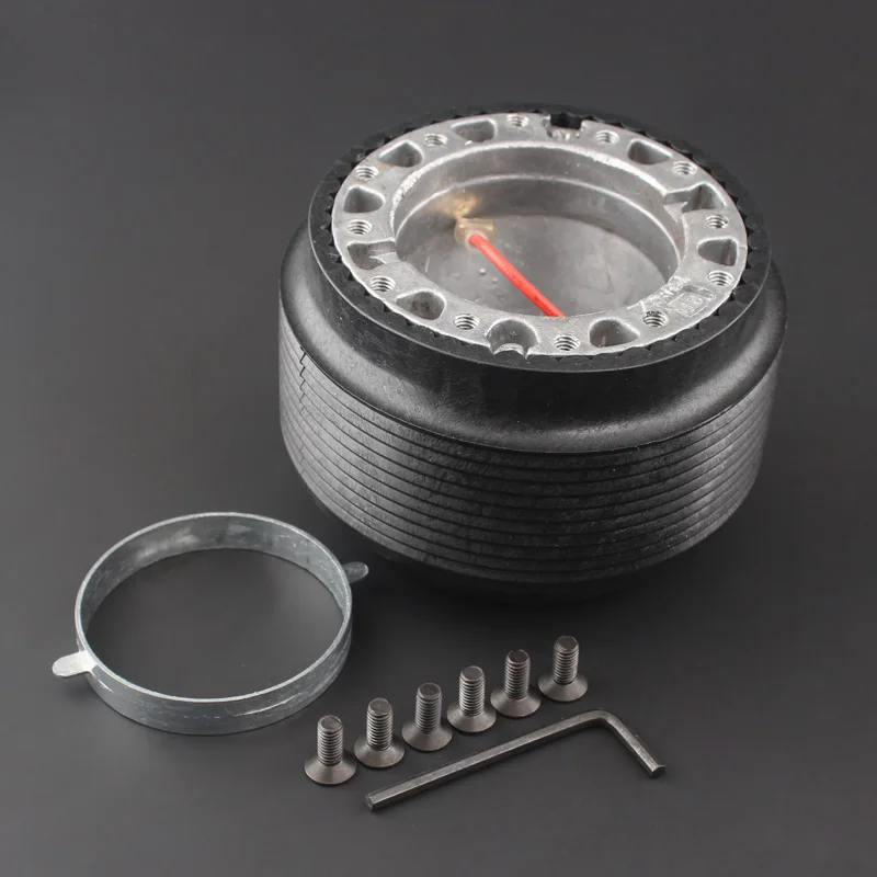 

Aluminum Steering Wheel Hub Adapter w/ Screws 6 Hole Boss Kit For SUZUKI Vitara 3 5 Door Swift Automobile Accessories