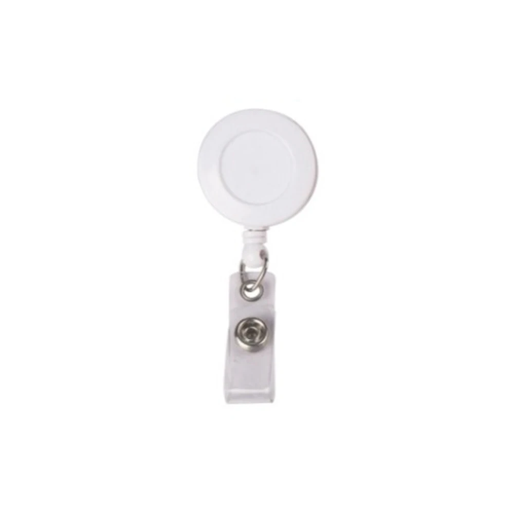 

1PC Fashion Nurse Doctor Office Supplies Badge Holder Retractable Badge Reel Pull Buckle ID Name Card Badge Clip