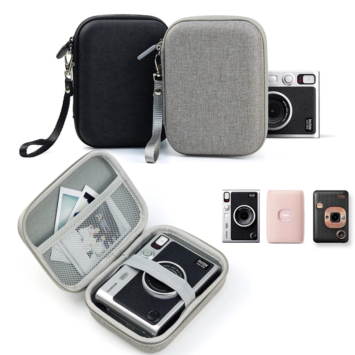 

Hard Casing EVA Case Cover for Fujifilm Instax Mini EVO Link Liplay Film Camera Accessories Storage Bag