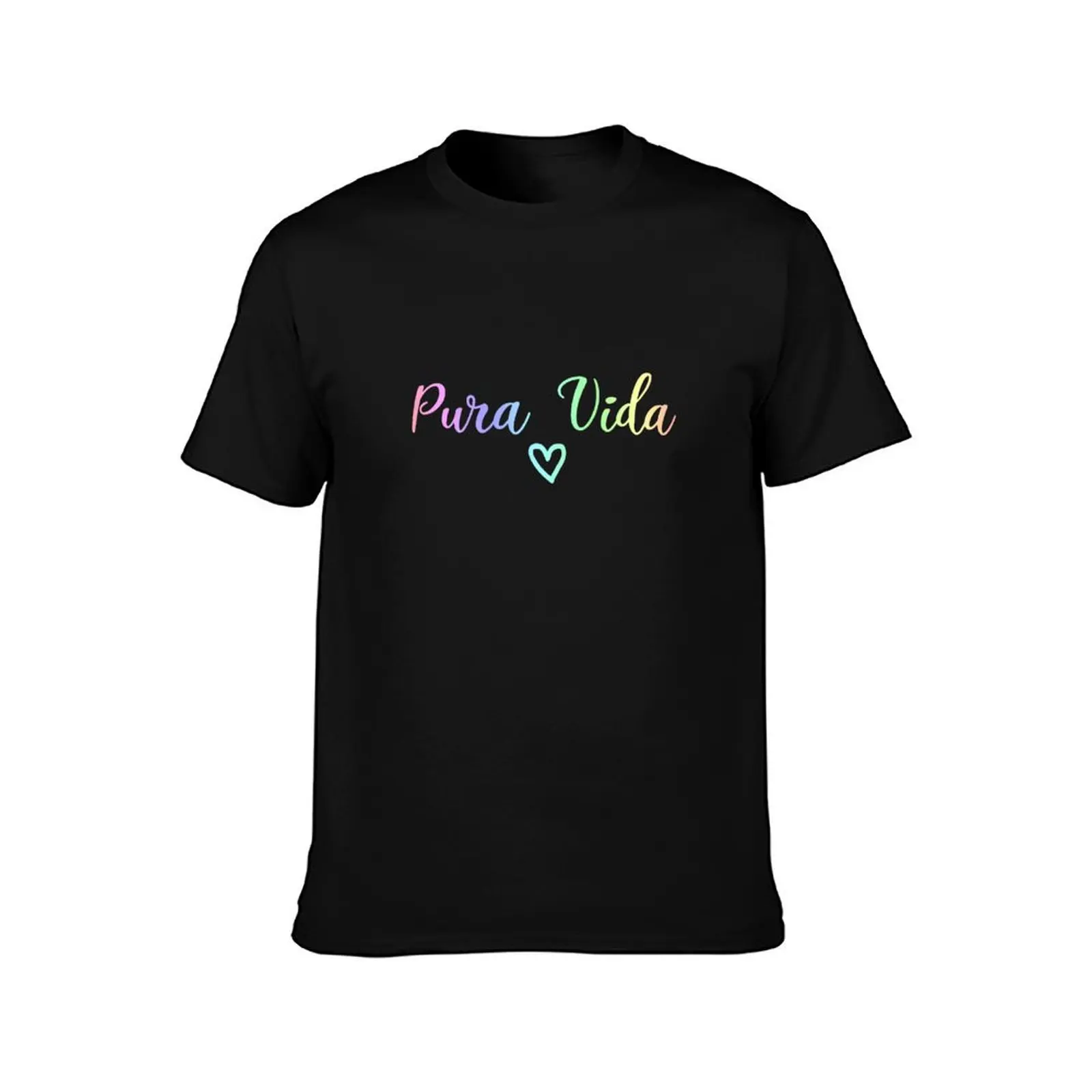 Pura Vida (Rainbow) T-Shirt Plus Size Summer Casual T-Shirt