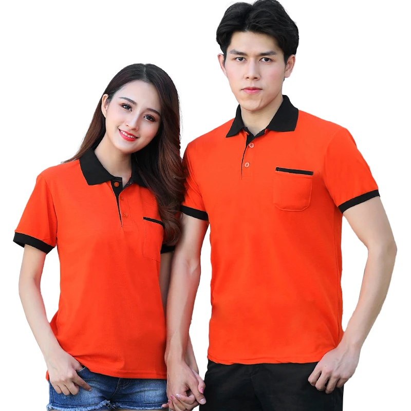 Wholesale Waiter Work Clothes Polo Shirts Restaurant Hot Pot Shop Women Catering Uniform Cafe Fast Food Restaurant Tooling