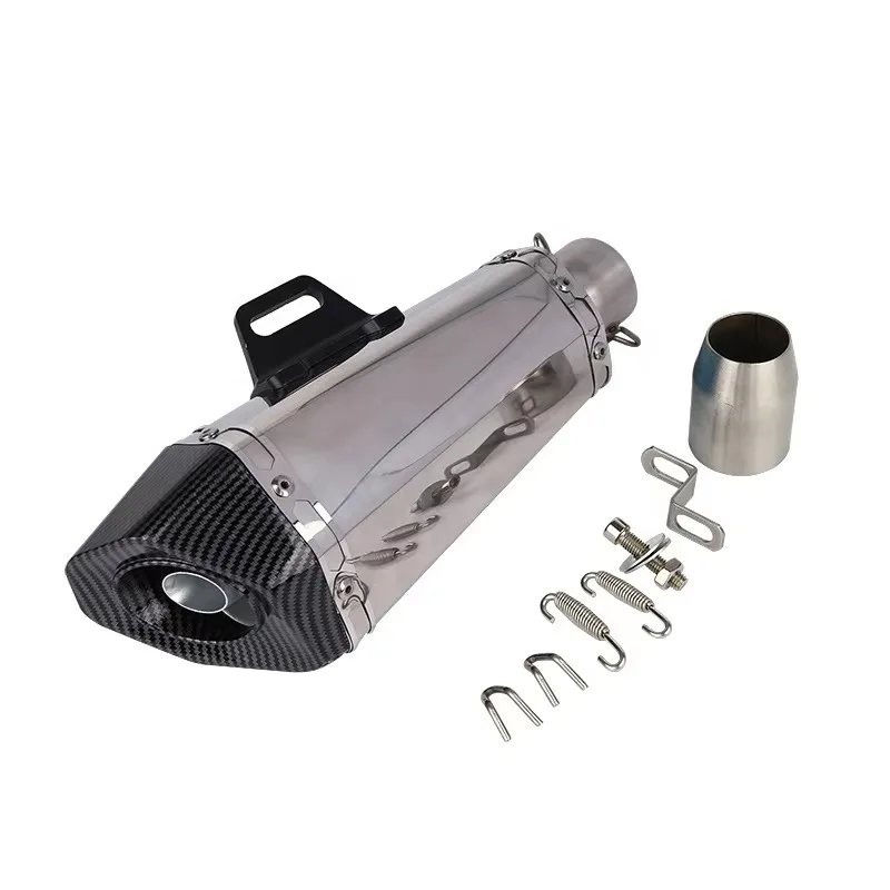 

SXLL MOTERCROSS motorcycle exhaust muffler tube scooter pit bike dirt for MT03 MT07 R1 CB400 R6 CBR300 SMAX155 XMAX3