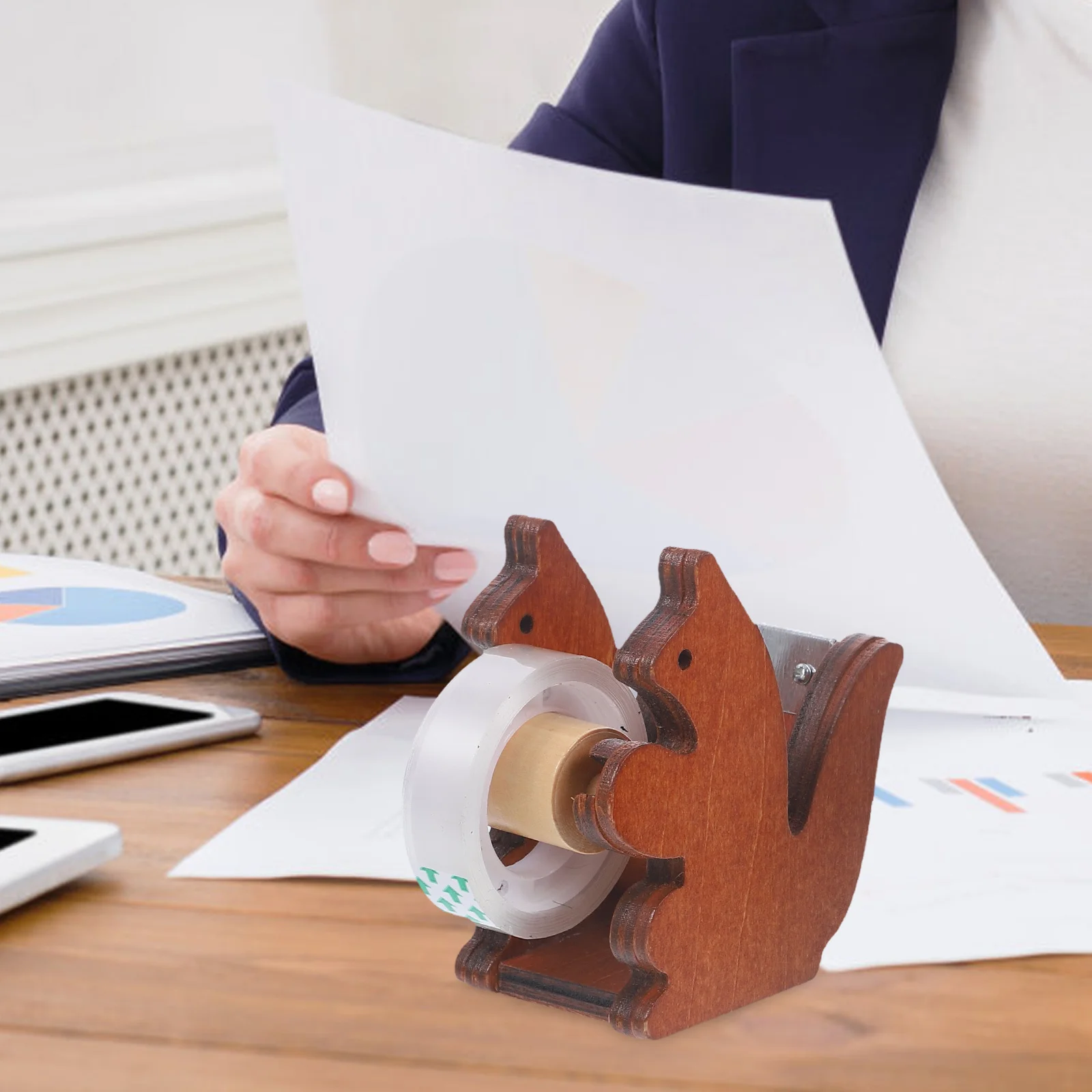 2 قطعة موزعات الشريط النمذجة الحيوانية صنعة بديعة العملي مكتب المنزل اللوازم المدرسية موزع الشريط الحيوان