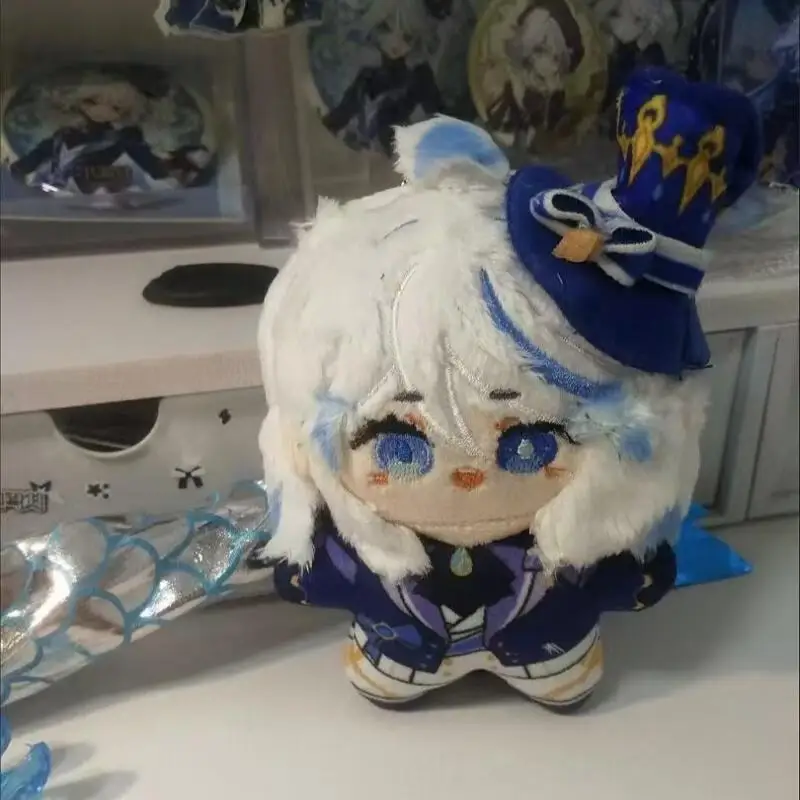 Mihoyo Genshin Impact Furina Soft Plush Filling Doll Bed Decoration Accompanied By Toy Desktop Ornament Boy Girl Christmas Gift