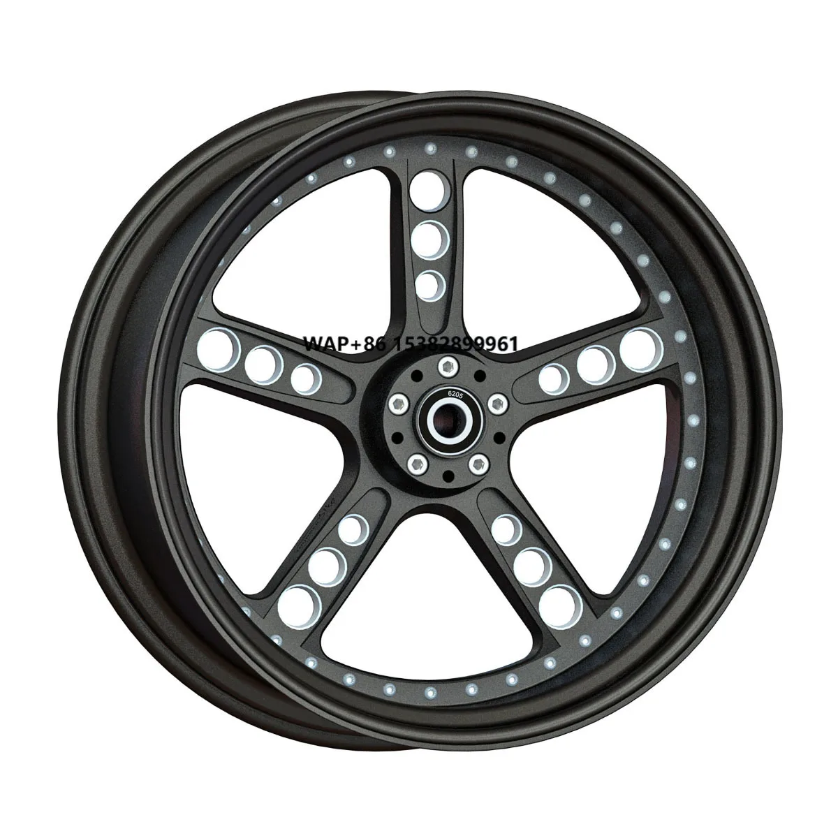 

Front & Rear Wheel Black Aluminum Alloy Motorcycle Wheels Rim Accessories for Harley 08-later FLSTF FLSTFB FLSTFBS 08-11FLSTSB