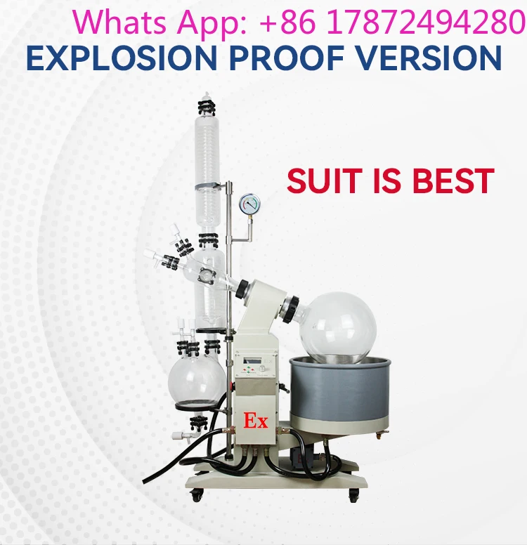 20L Rotary Evaporator for Lab High Vacuum Distillation Still with Digital Controller And Vacuum Pump Included
