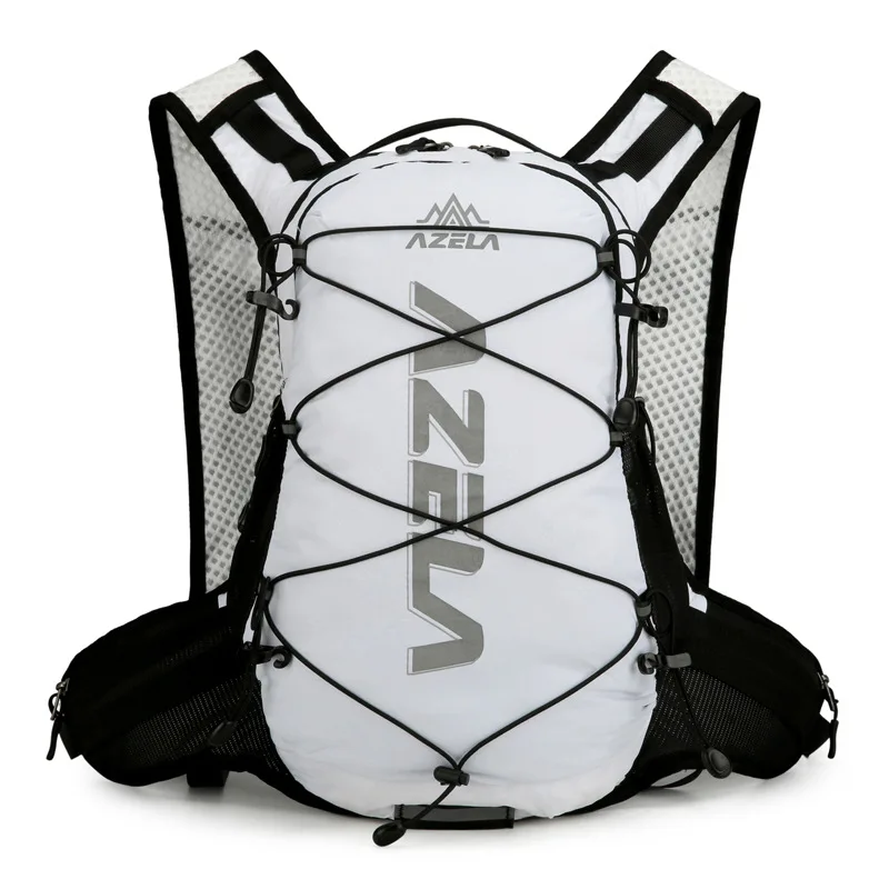 AZELA Large Capacity Trail Running Backpack Breathable Water Resistant Cycling Hiking Marathon Outdoor Sports Hydration Vest Bag