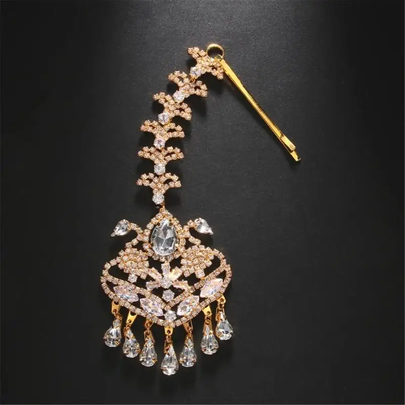31BB Rhinestones Crystal Hair Clip Jewelry Bridal Modern Blingbling Water Drop Jewelry Bride Wedding Party