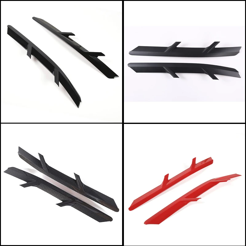 2Pcs Carbon Fiber Look Fender Air Vent Cover For 2014-2019 Corvette C7 Stingray Z06 Grand Sport ZR1 Exterior Accessories