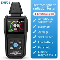 Mestek EMF Meter Geiger Detector Electromagnetic Radiation Detector Dosimeter Electric Magnetic Field Scanning geiger emf Reader