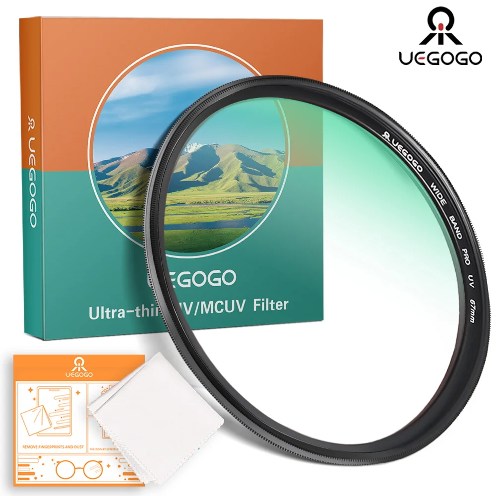 

UEGOGO UV Filter filtro filtre Lens Protector Ultra Slim 52mm 55mm 58mm 62mm 67mm 72mm 77mm 82mm Lente Protect wholesale