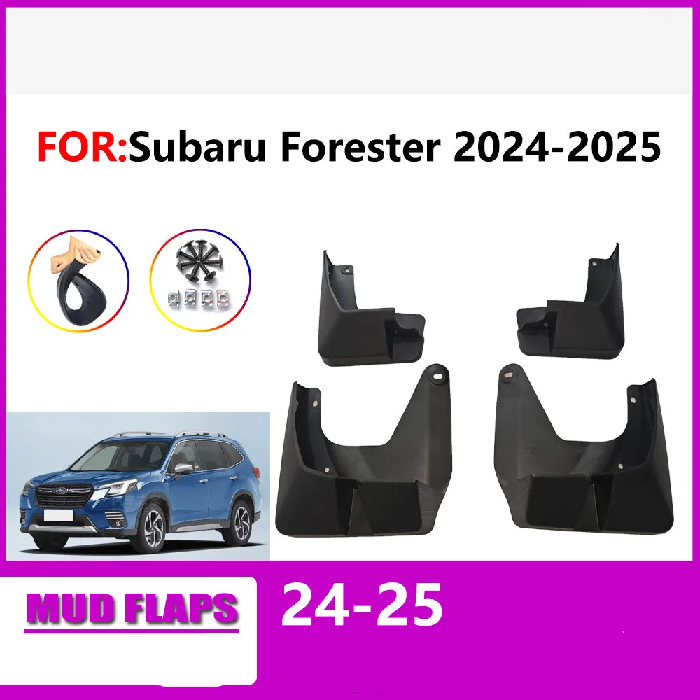 

Внешние 4 шт./компл. автомобильные брызговики для Subaru Forester 2025 брызговики брызговики брызговики аксессуары