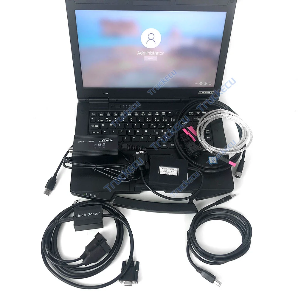 

Linde Canbox doctor pathfinder LSG LINDOS Jungeinrich judit incado canbox Jeti sh et forklift truck diagnostic cable+CF54 laptop