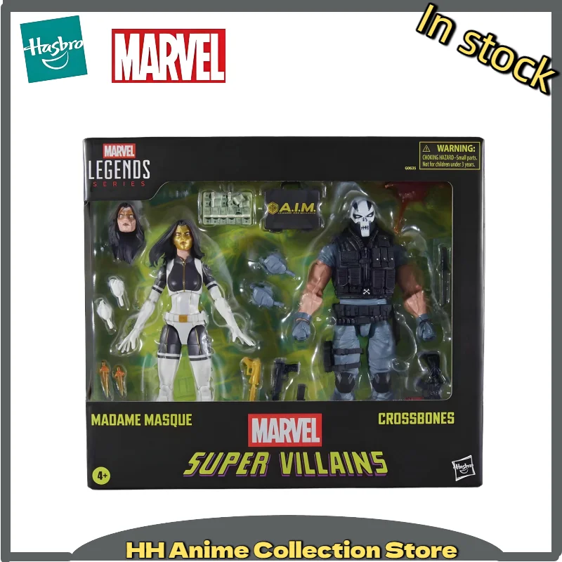 

In Stock Hasbro Genuine Marvel MARVEL LEGENDS Crossbones Madam Mask 6-inch Double Doll Set Collection Gift