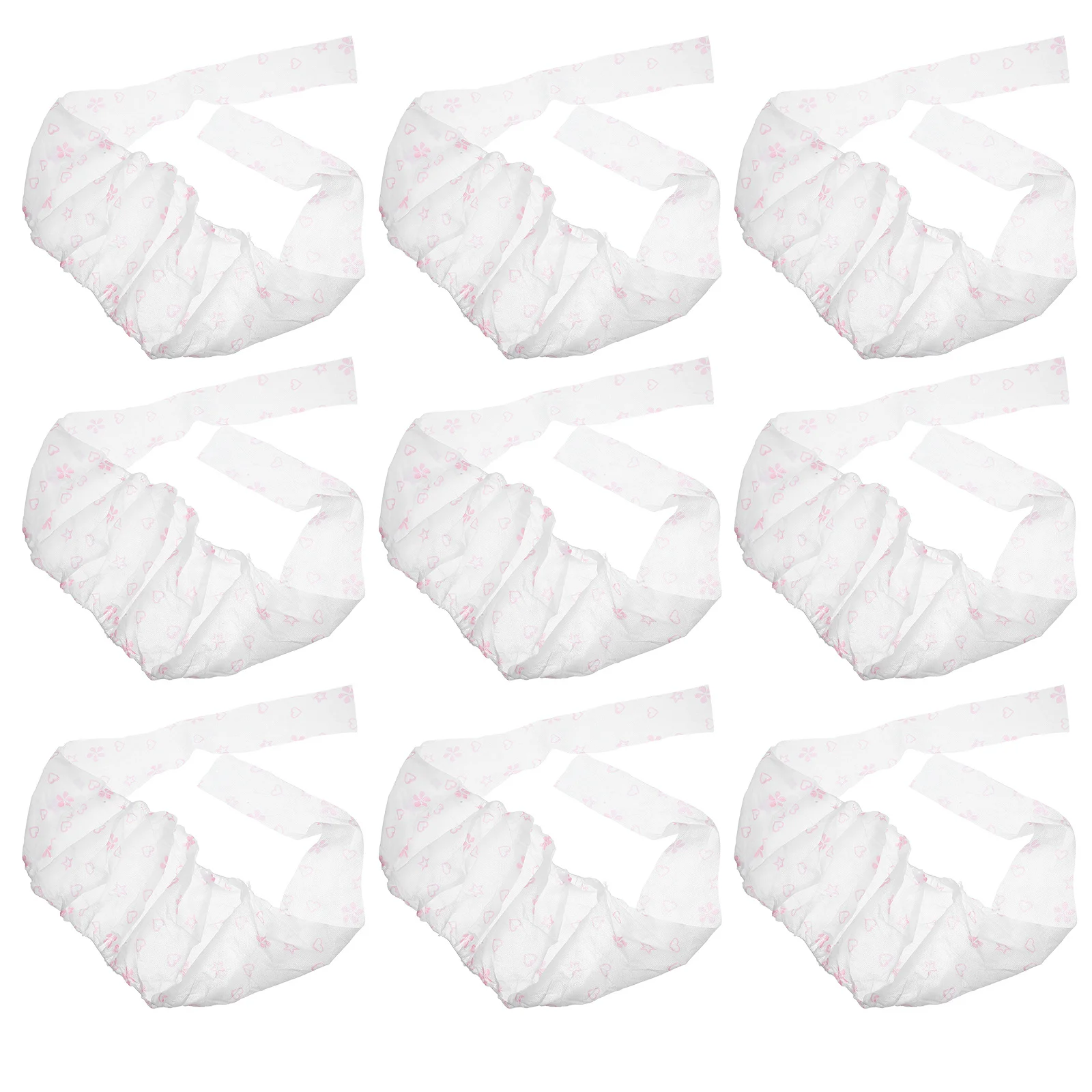 

20Pcs Floral Disposable Bras Soft Non-Woven Fabric Breathable Spa Bras for Women Disposable Underwear for Women