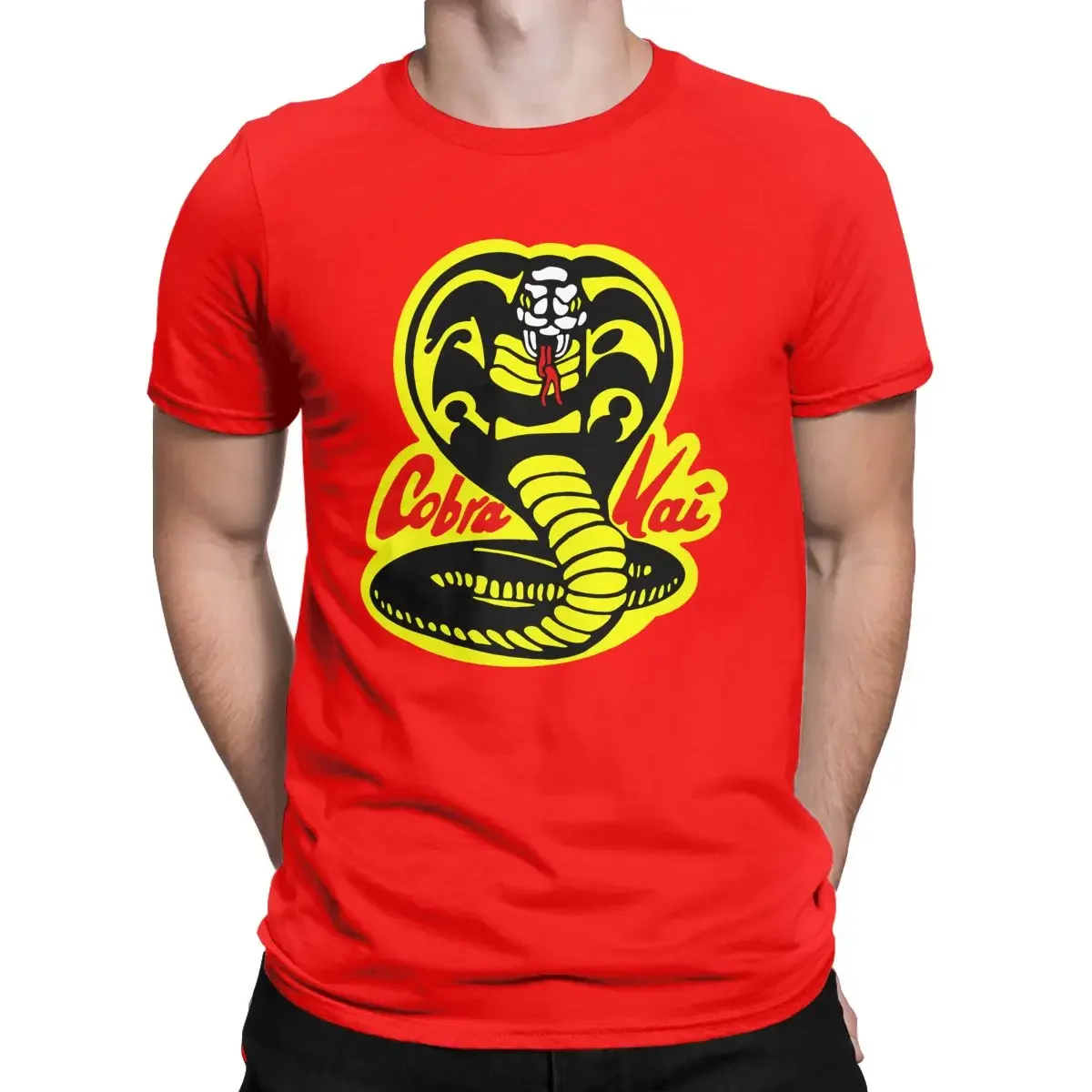 2024 fajnych i popularnych Cobra Kai Karate dla dzieci T-Shirt w stylu Vintage mężczyzn zabawna koszulka koszula z okrągłym dekoltem koszulka z