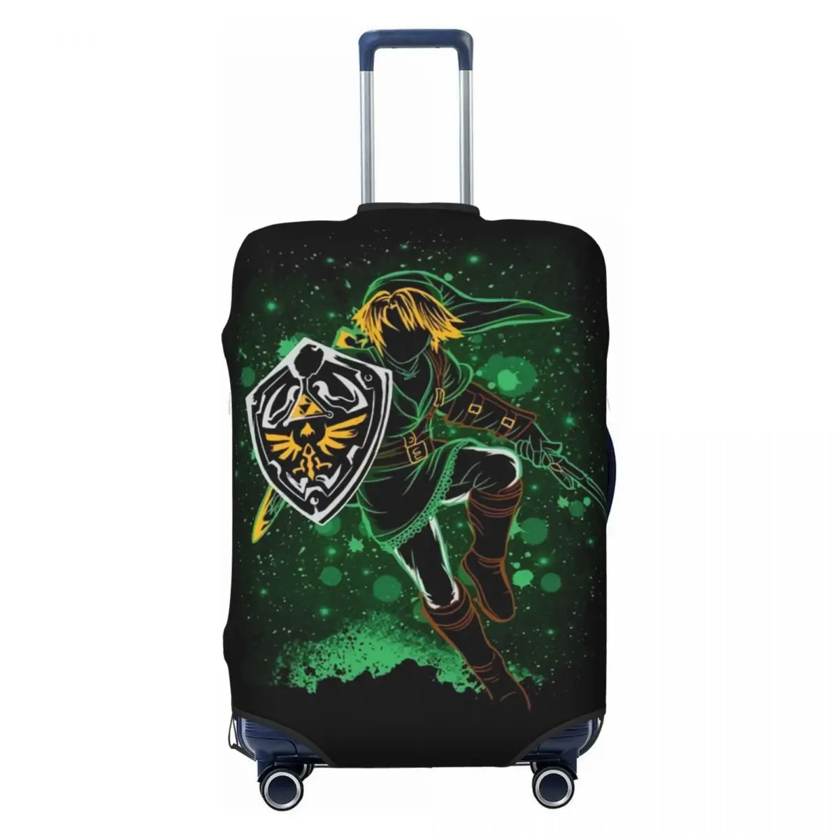 

Чехол для багажа Custom Smash Collection, эластичный защитный чехол для дорожного чемодана The Legend of Zeldas, подходит для 18-32 дюймов