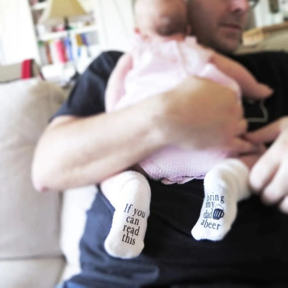 جوارب عيد الأب للبيرة للأطفال تجلب والدي هدية مبتكرة للآباء إلى الأكون وحفلات استقبال المولود الجديد #2