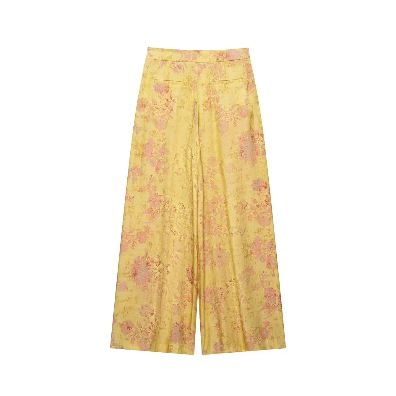 2026 Damen Vintage Weites Hosen-Set im chinesischen Stil mit Stehkragen, Froschknöpfen, Langarmhemd und lockerer bedruckter Hose – Zweiteiliges Set – Detail 10