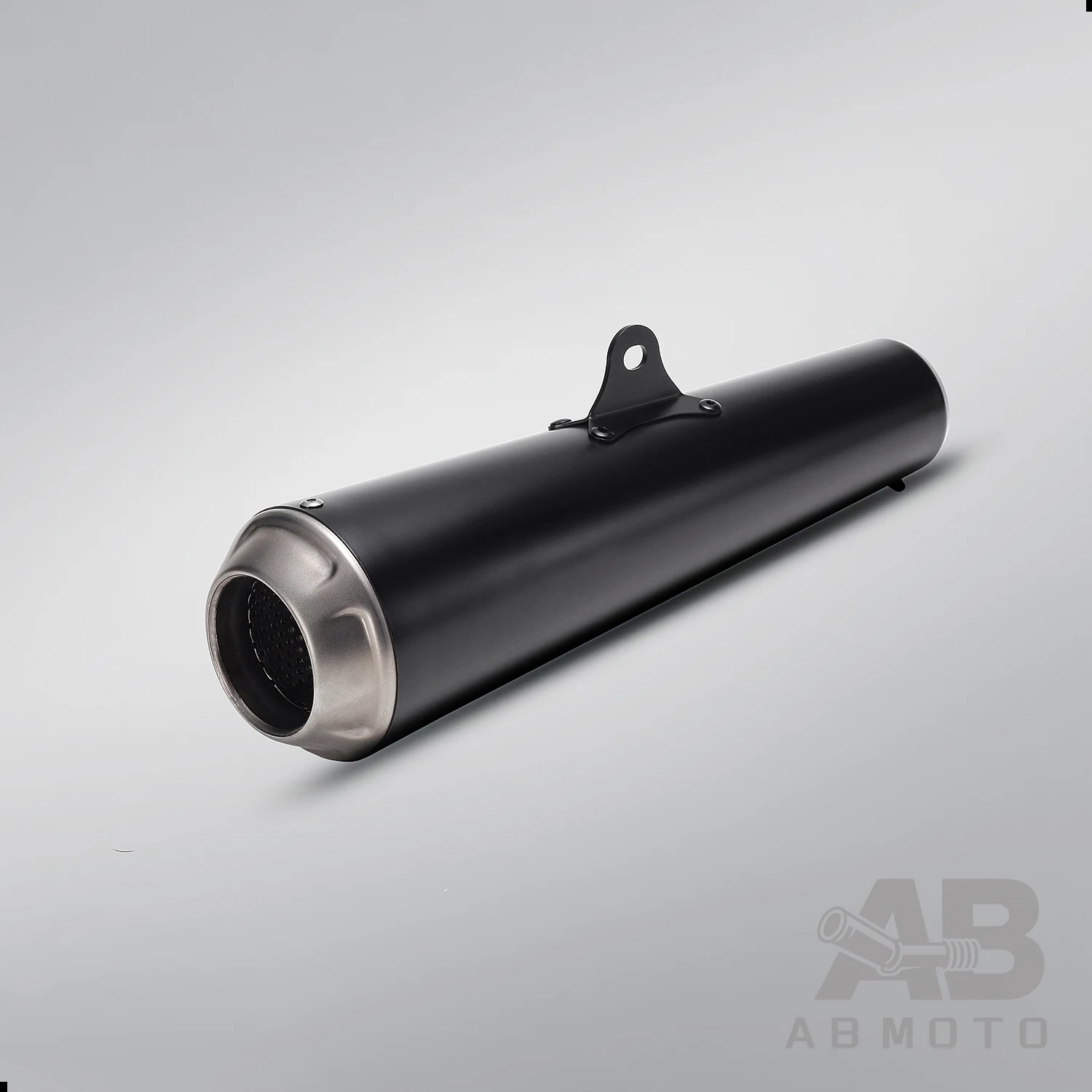 

AB MOTO 51mm Universal Accessories Motorcycle Exhaust Tail pipe Muffler Pipe with db killer For MT03 CRF150L 250SR NINJA400