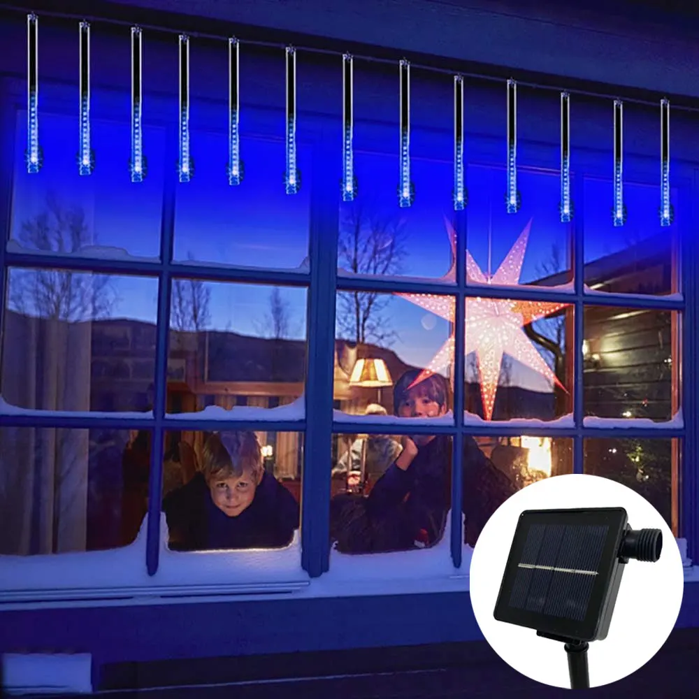 

Solar Led Light Outdoor Meteor Shower Rain Lights Waterproof Garden Decor Outdoor Street Garland New Year Christmas Decoration