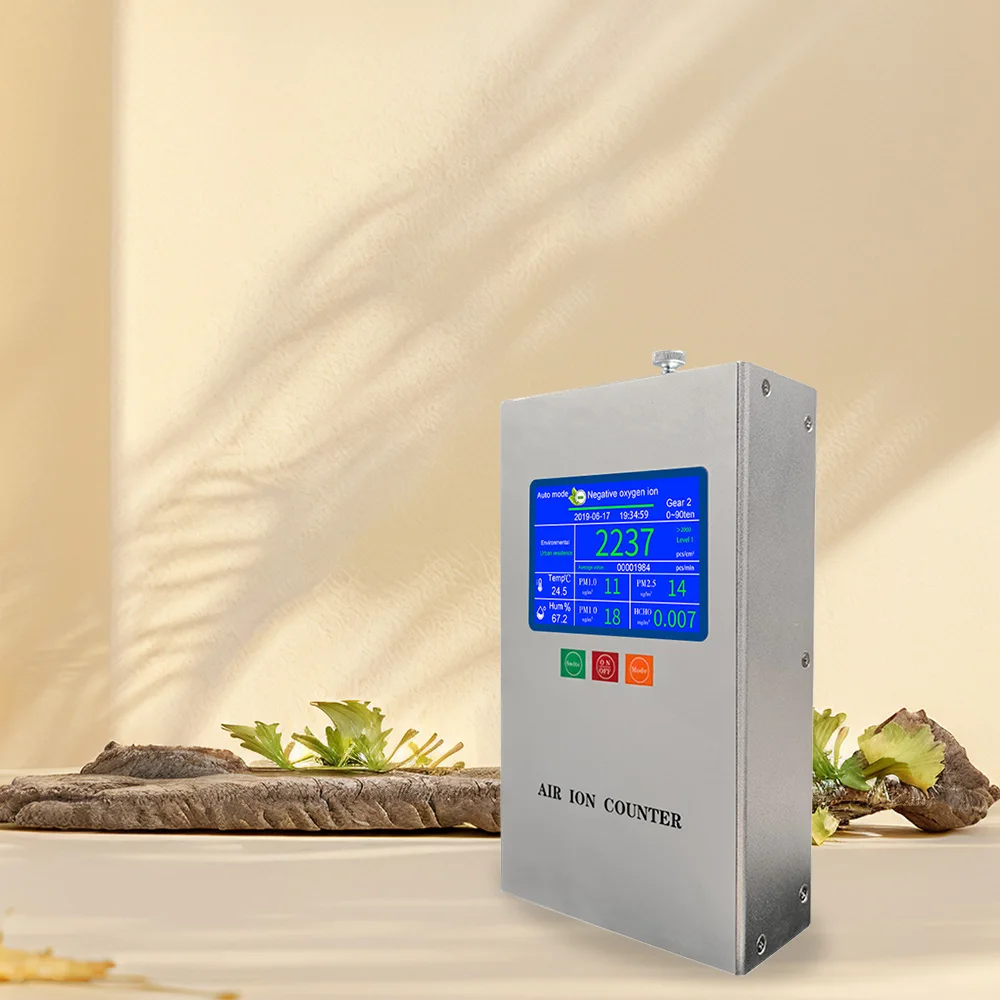 Negative Oxygen Ion Portable Environmental Analyzer air Quality Data Is clear at a Glance
