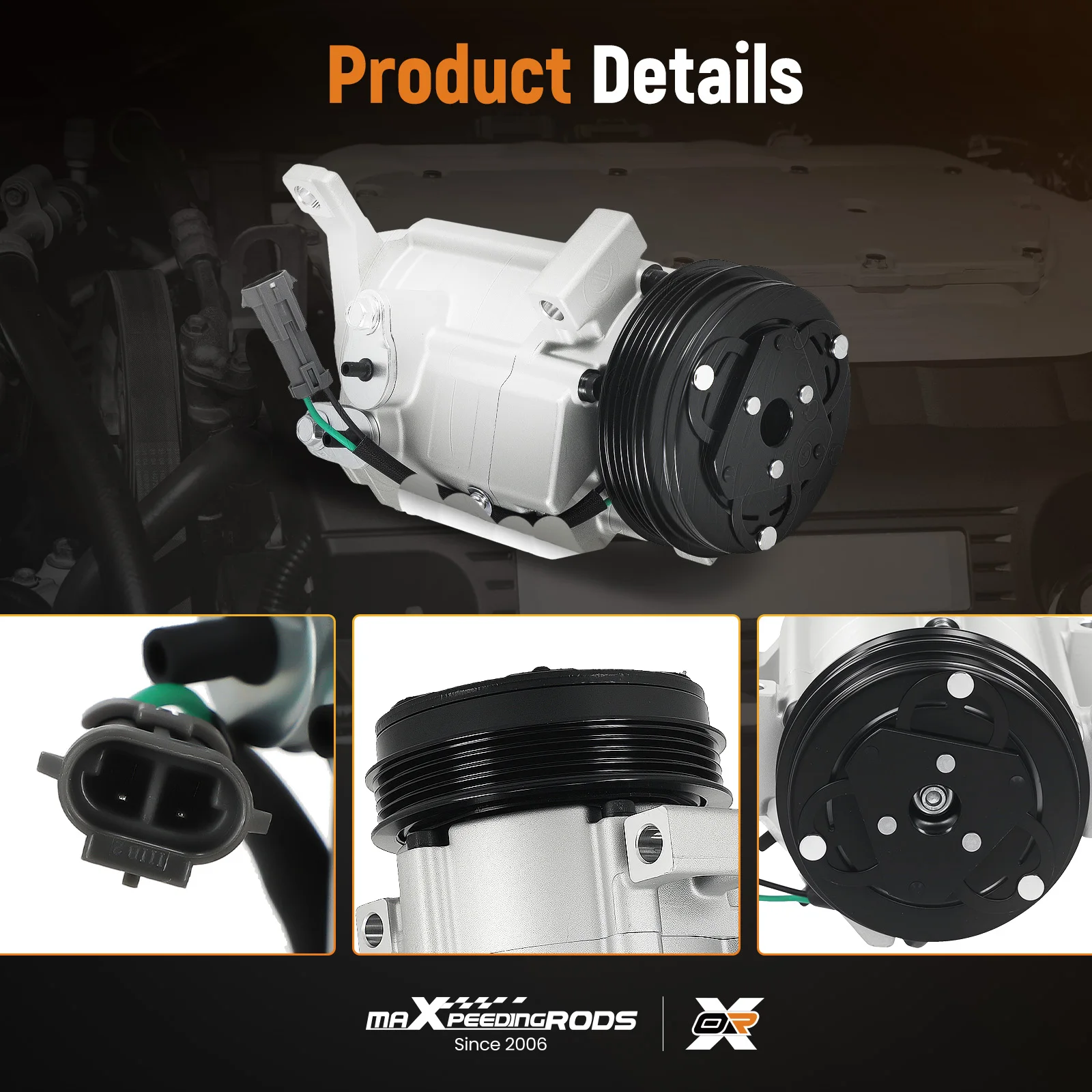 シボレー サバーバン タホ GMC ユーコン 1999-2008 15081861用 10S20F ACコンプレッサー